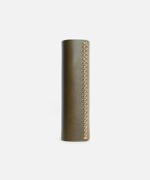 Battery-operated Victoria leather sleeve by NEOZ Lighting