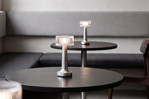 The Cooee Cordless Family: Minimalist Lamps Made to Adapt