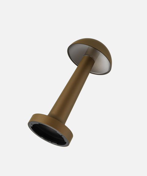 NEOZ Cooee 1C Replacement Diffuser in Sandblasted Bronze finish – cordless lamp diffuser accessory.