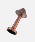 NEOZ Cooee 3C cordless lamp body in Lacquered Copper finish with metal cone diffuser.
