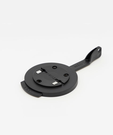 NEOZ N1 Cordless Lamp Lock system showing black base plate and release key on white background