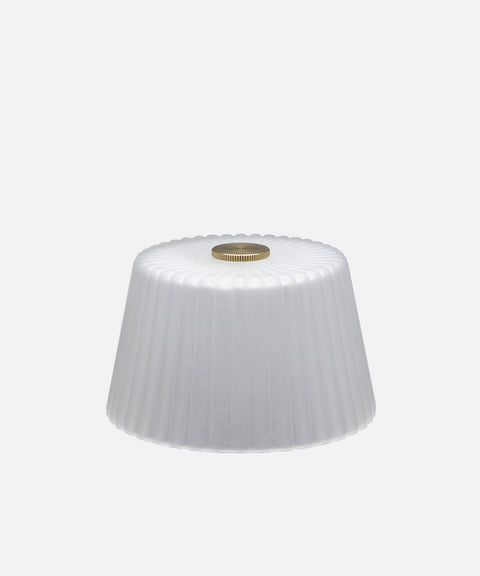 Battery-operated Victoria lamp shades by NEOZ Lighting