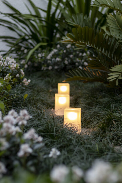 Ice Cordless Table Lamp | Frosted Rechargeable Lighting in Four