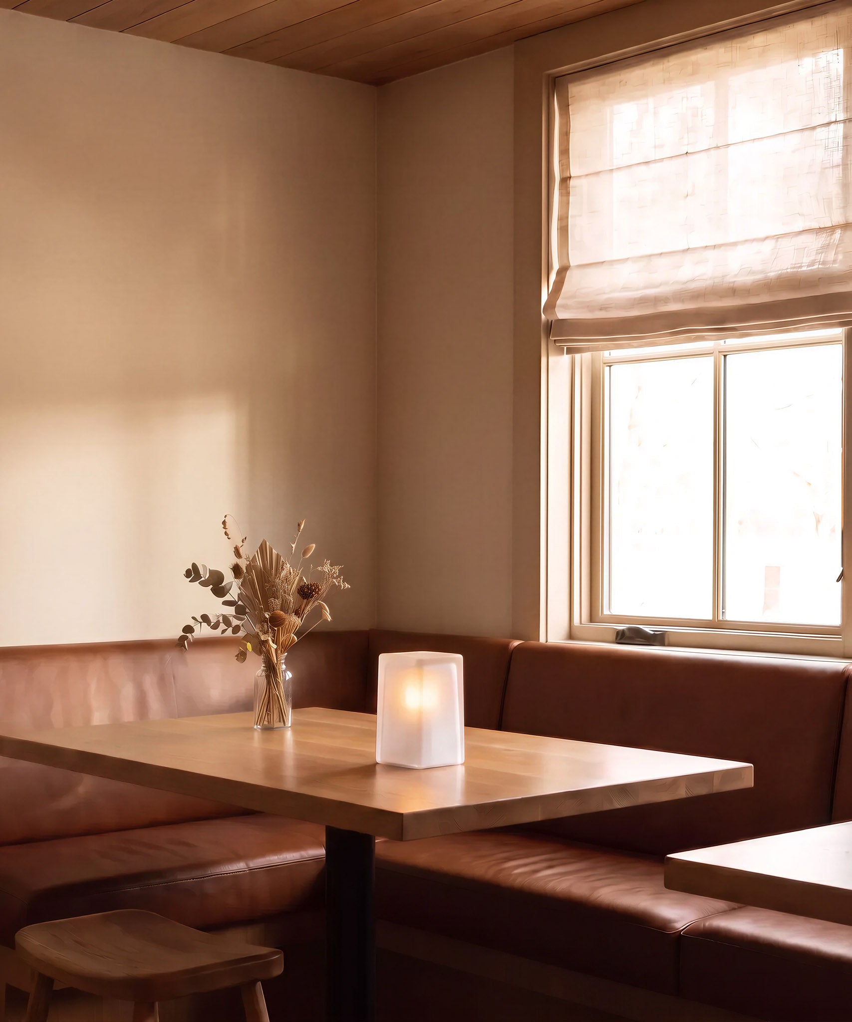 Ice Square 100 | Frosted Glass Cordless Table Lamp | NEOZ