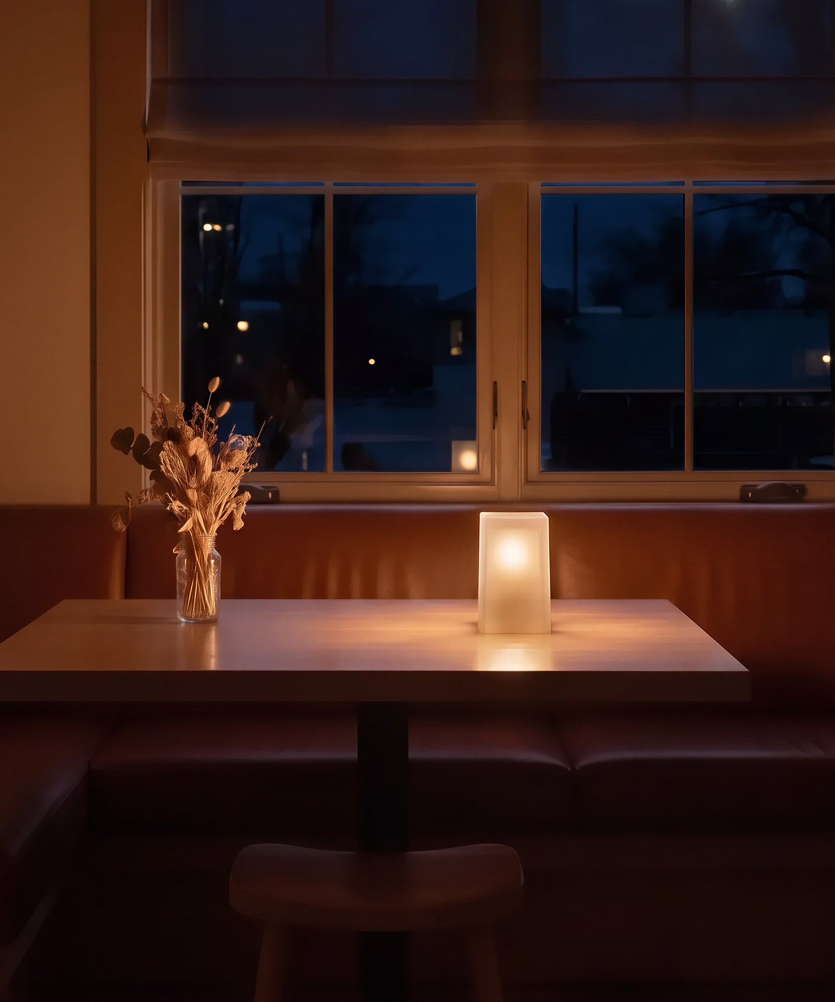 Ice Square 100 | Frosted Glass Cordless Table Lamp | NEOZ