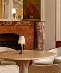 LED lamp Victoria aged brass by NEOZ Lighting