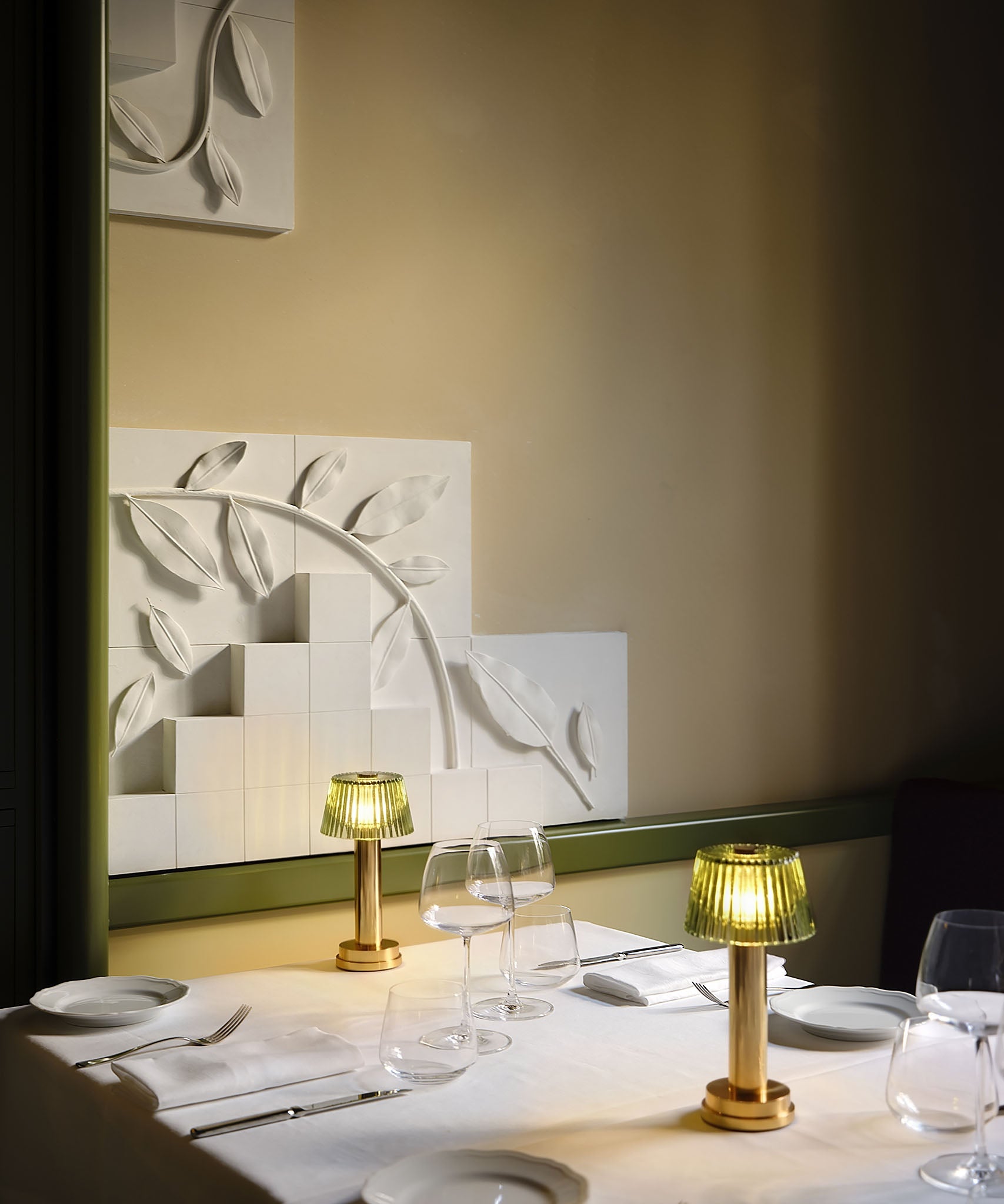 Victoria Brass | Forged Brass Cordless Table Lamp | NEOZ