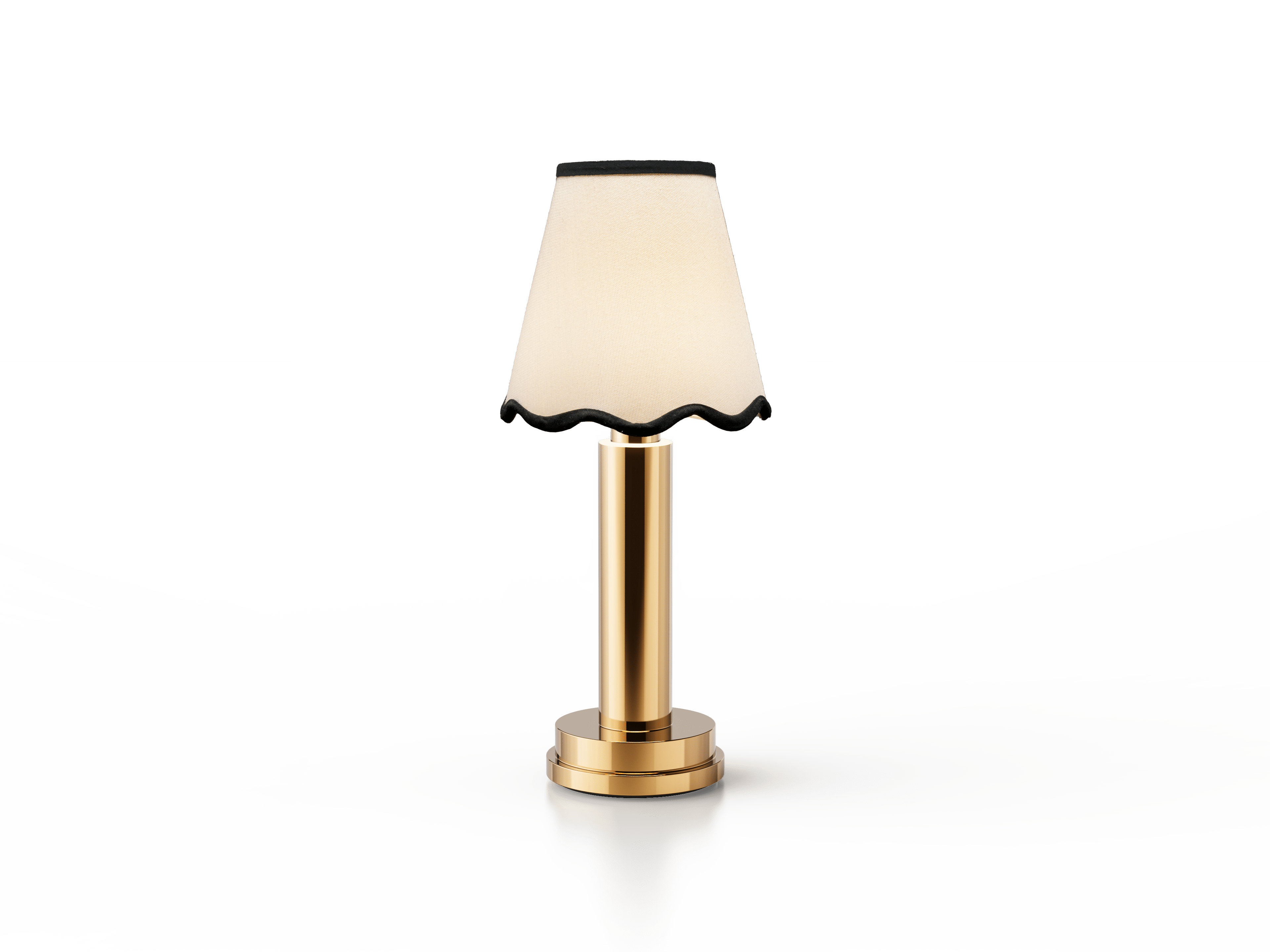 Shop Victoria Scallop Shade | Elegant Cordless Lamp Custom Design